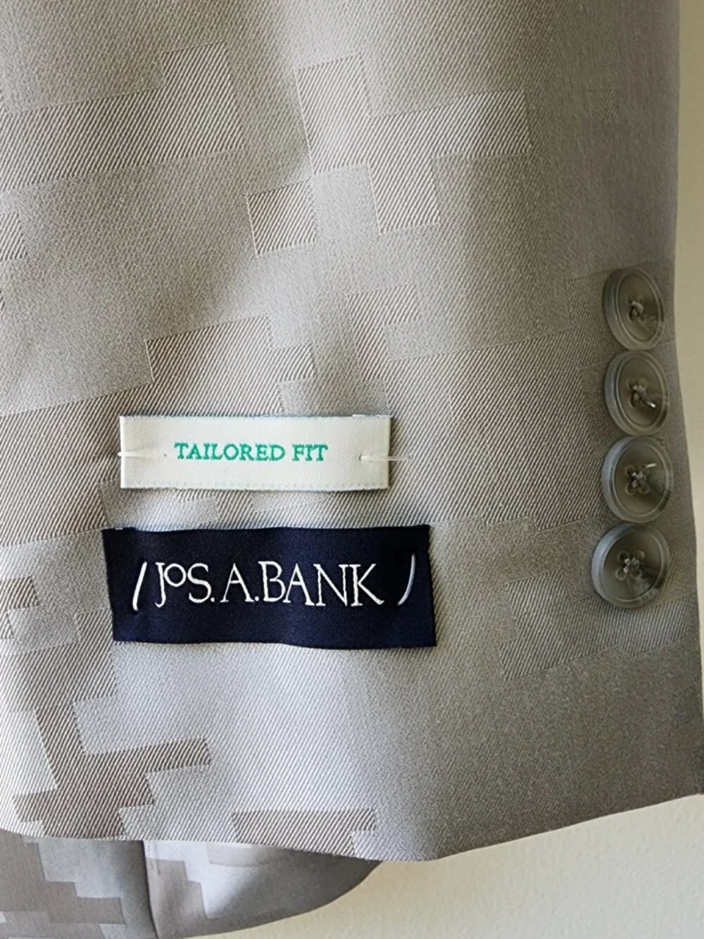 Jos. A. Bank Light Tan Digital Camo Sport Coat Blazer